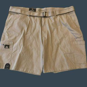 Weatherproof Belted Utility Short Stretch 44W Khaki Hiking Camping Gorpcore NWT